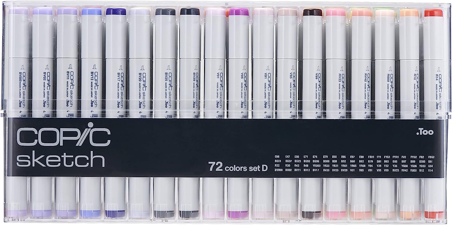 Copic Alcohol Sketch Marker, 72, Set B Count - Image 3